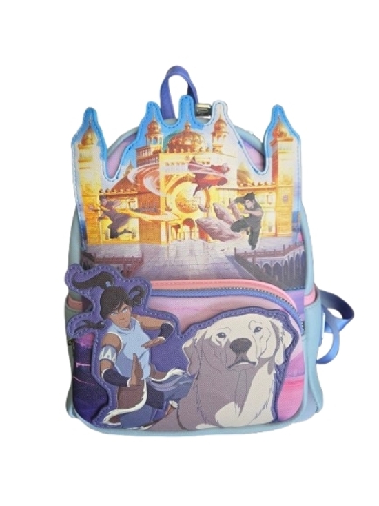 Loungefly Other - Loungefly: Legend of Korra- Team Korra Mini Backpack - Pastel Pink & Light Blue